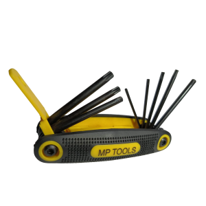 JUEGO DE 8 LLAVES TORX TIPO NAVAJA MP TOOLS