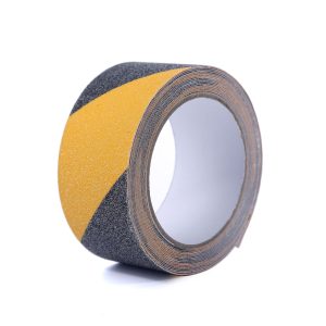 CINTA ANTIDESLIZANTE AMARILLA - NEGRA 50 MM X 5 M RANGER