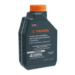 ACEITE SEMI-SINTETICO PARA MOTOR 4 TIEMPOS 946 ML TRUPER