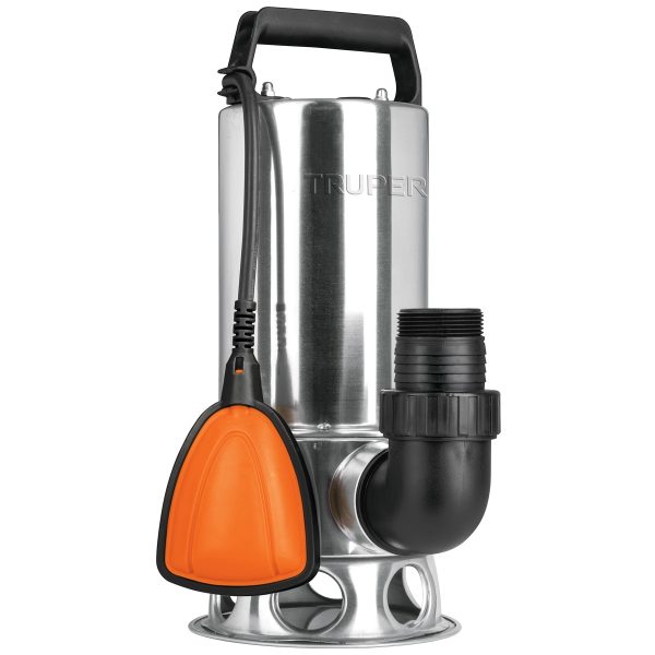 BOMBA SUMERGIBLE METALICA PARA AGUA SUCIA 1 - 1/2 HP TRUPER
