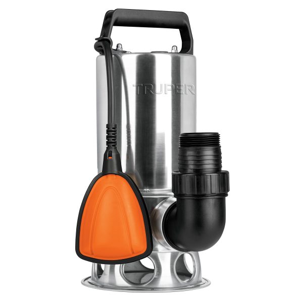 BOMBA SUMERGIBLE METALICA PARA AGUA SUCIA 1 HP TRUPER