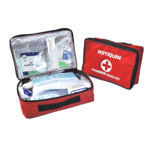 BOTIQUIN PRIMEROS AUXILIOS 18 PRODUCTOS