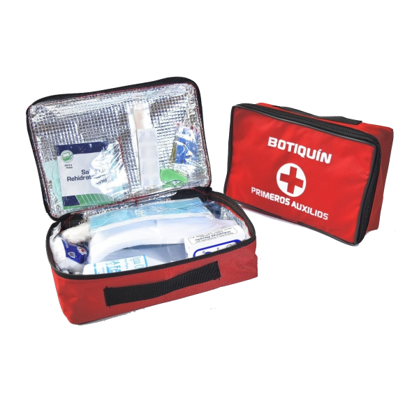 BOTIQUIN PRIMEROS AUXILIOS 18 PRODUCTOS