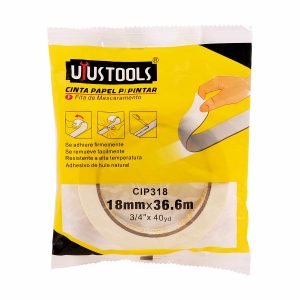 CINTA DE ENMASCARAR 3/4" X 36.6 M UYUSTOOLS