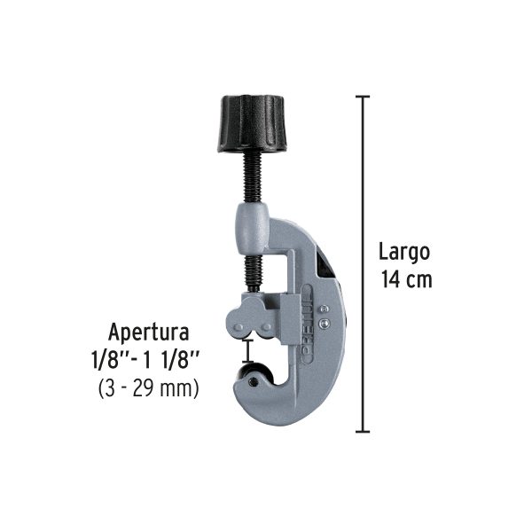 CORTADOR DE TUBO DE COBRE 1/8" A 1-1/8" PRETUL - Imagen 2