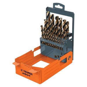 JUEGO DE 29 BROCAS ACERO RAPIDO TRUPER EXPERT