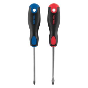 JUEGO DE 2 DESTORNILLADORES 1/4" X 4" PRETUL