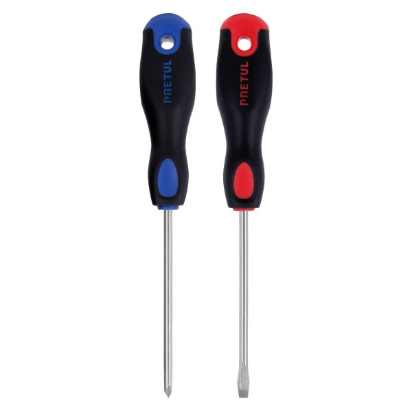 JUEGO DE 2 DESTORNILLADORES 3/16" X 4" PRETUL
