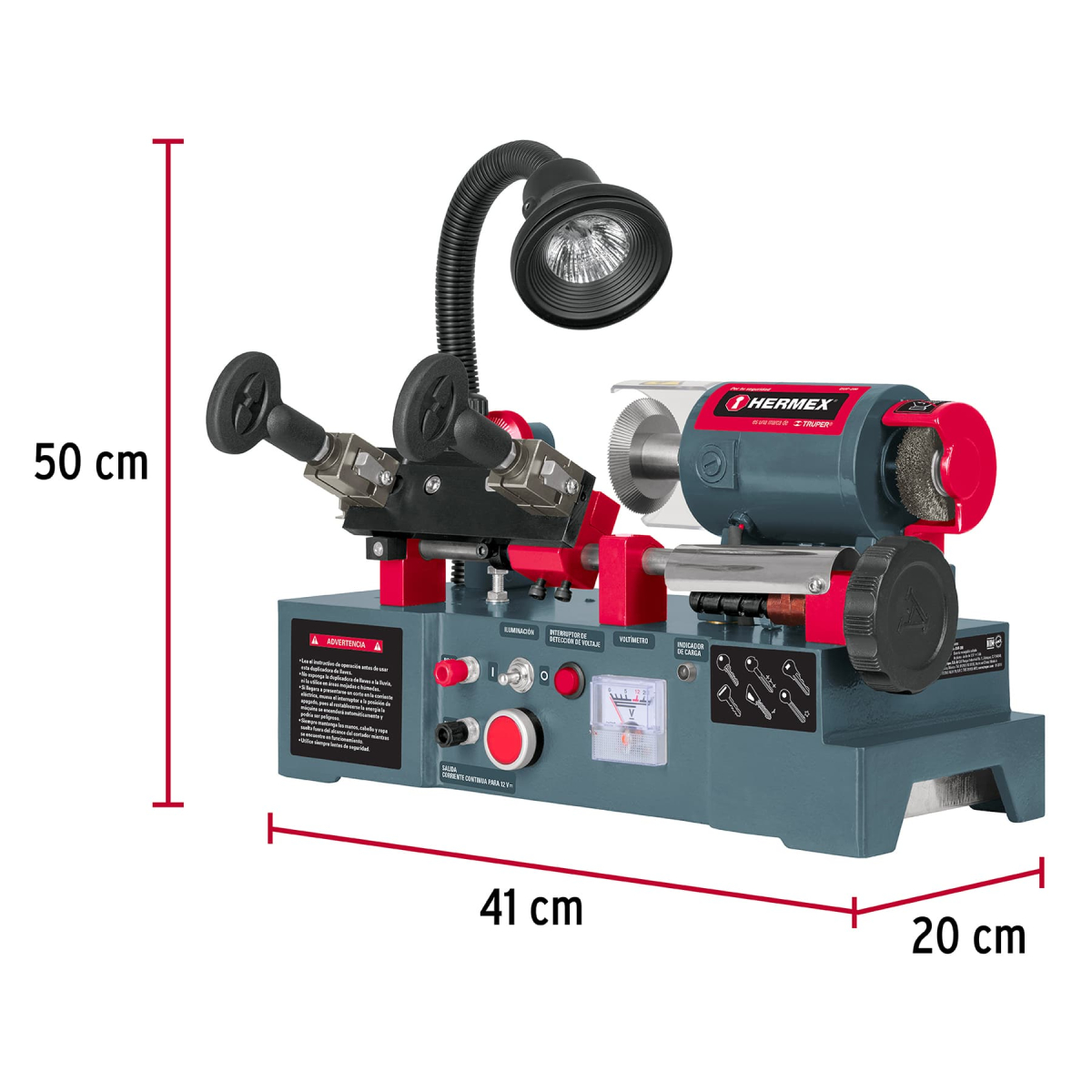 DUPLICADORA DE LLAVES 6 TIPOS HERMEX - Imagen 3