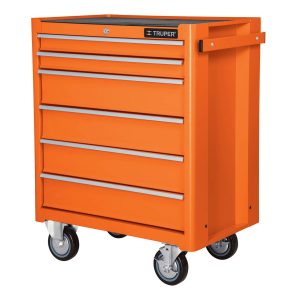 GABINETE METALICO MOVIL 6 CAJONES 130 KG TRUPER