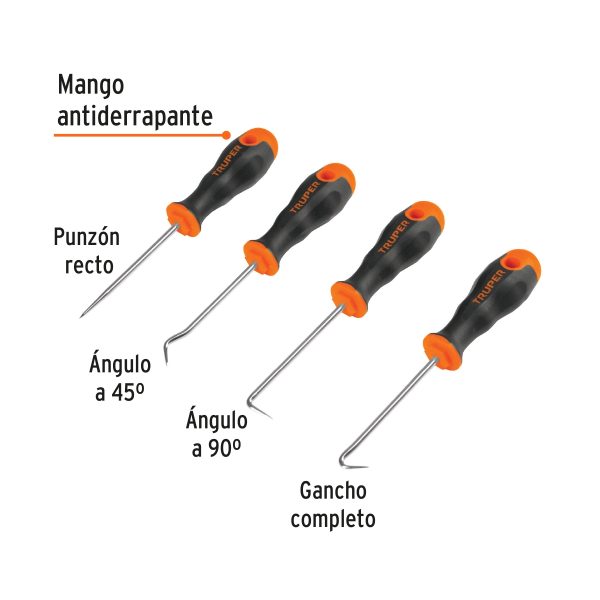 JUEGO DE PUNTAS Y GANCHOS MULTIUSOS TRUPER - Imagen 2
