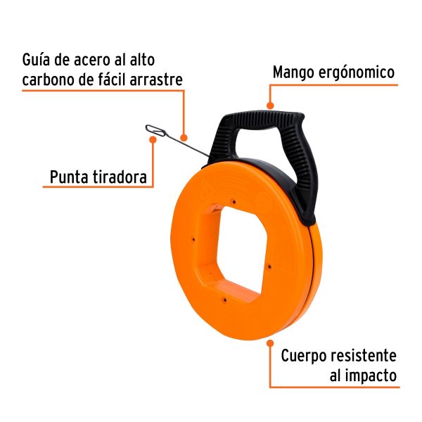 SONDA DE ACERO DE 15 M PARA CABLE TRUPER - Imagen 2