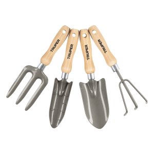 JUEGO DE 4 HERRAMIENTAS PARA JARDIN TRUPER