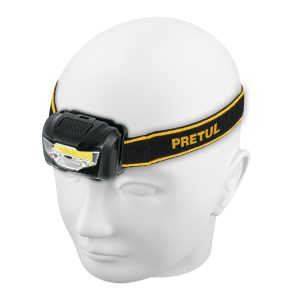 LINTERNA DE MINERO LED 100 LM DE 3 PILAS AAA PRETUL