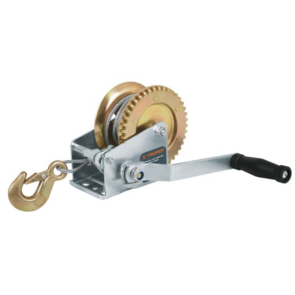 MALACATE DE MANIVELA 650 KG CON CABLE TRUPER