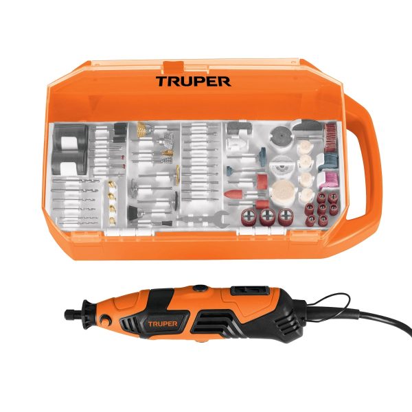 MOTO TOOL PROFESIONAL 150 W CON 201 ACCESORIOS TRUPER