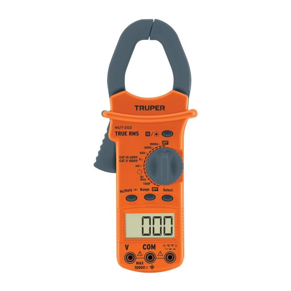 MULTIMETRO DIGITAL INDUSTRIAL CON GANCHO TRUPER
