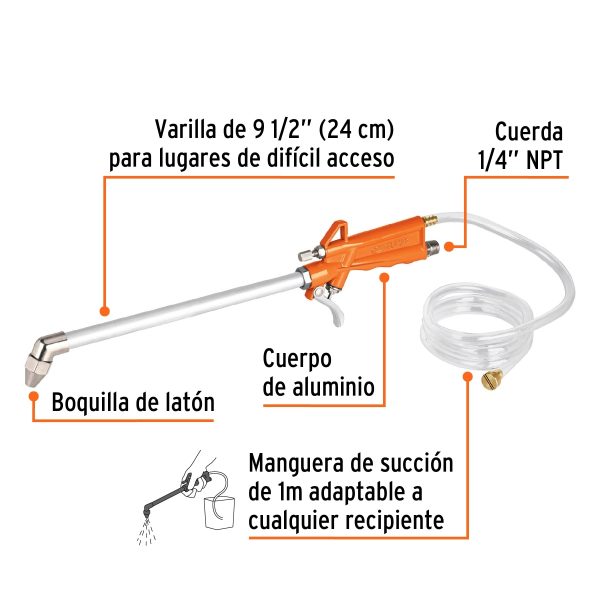 PISTOLA DE AIRE PARA LIMPIEZA DE MAQUINAS TRUPER - Imagen 2