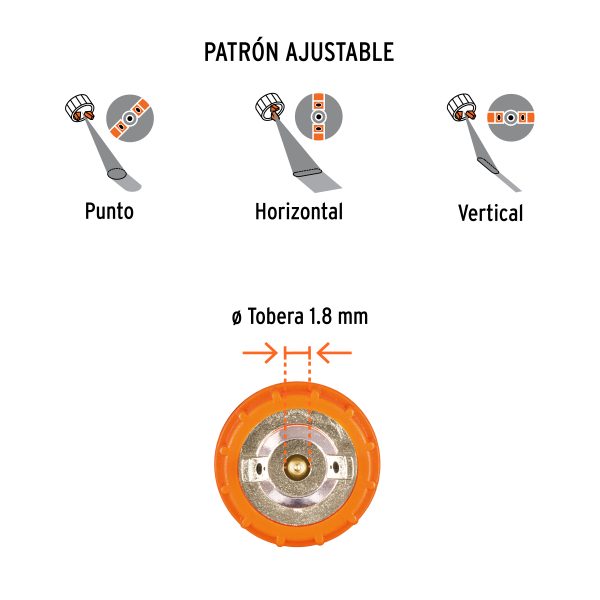 PISTOLA ELECTRICA PARA PINTAR 330 W TRUPER - Imagen 3