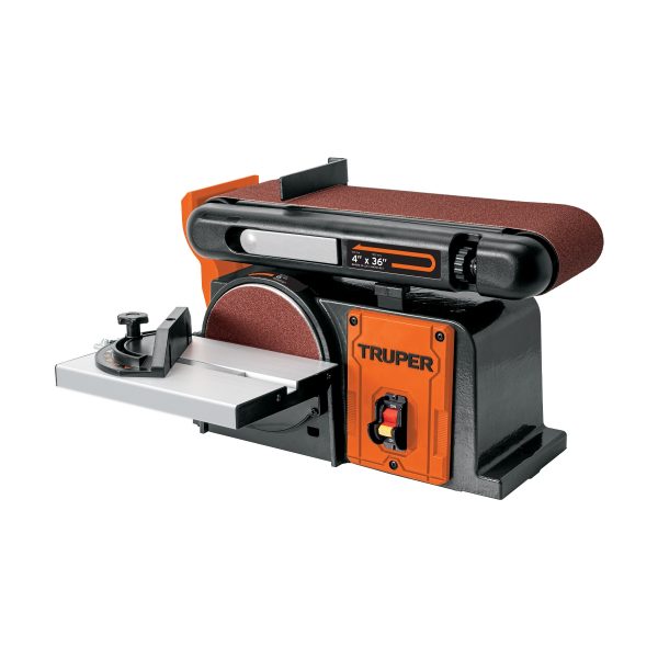 LIJADORA DE BANDA Y DISCO 4" X 6" DE 375 W (1/2 HP) TRUPER