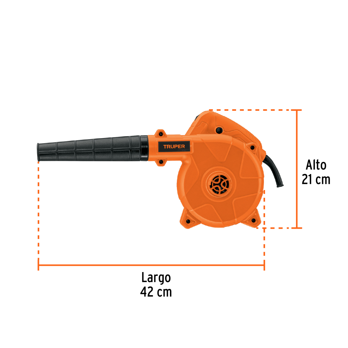 SOPLADORA / ASPIRADORA ELECTRICA 650 W TRUPER - Imagen 3