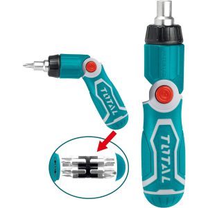 DESTORNILLADOR TIPO RATCHET 13 EN 1 TOTAL