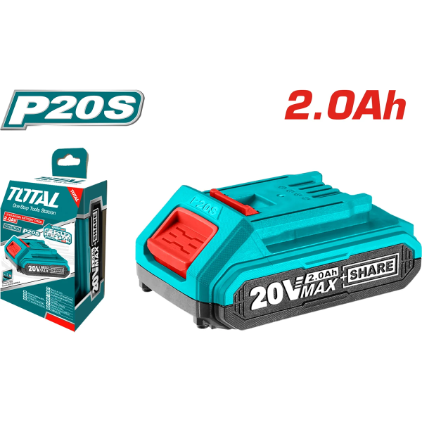 BATERIA ION LITIO 20 V 2.0 AH TOTAL