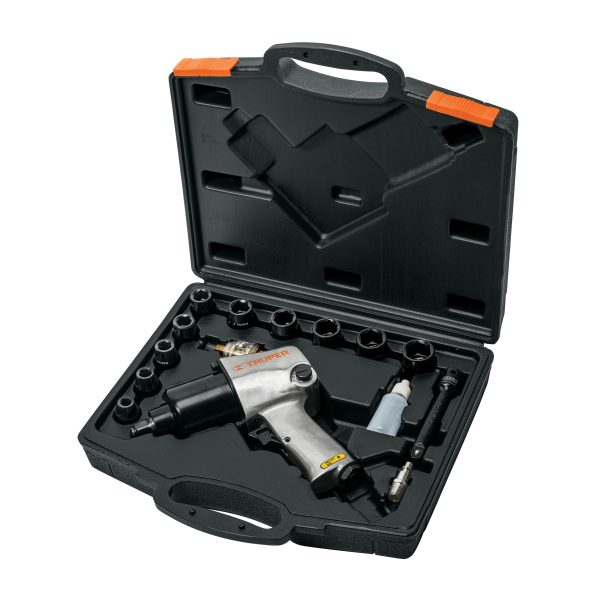 KIT DE PISTOLA DE IMPACTO 1/2" INDUSTRIAL CON ESTUCHE TRUPER - Imagen 2
