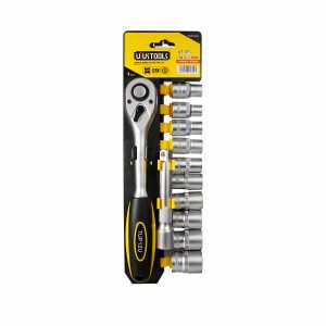 JUEGO DE COPAS 1/2" + RATCHET 12 PIEZAS UYUSTOOLS