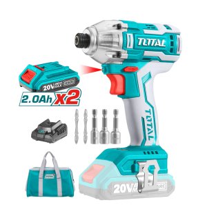 ATORNILLADOR DE IMPACTO INALAMBRICO 20 V 1/4" TOTAL