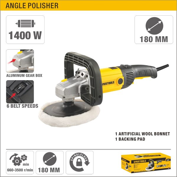 POLICHADORA 7" 1400 W UYUSTOOLS - Imagen 2