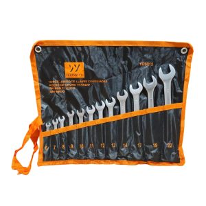 JUEGO DE 12 LLAVES COMBINADAS METRICAS FERRAWYY