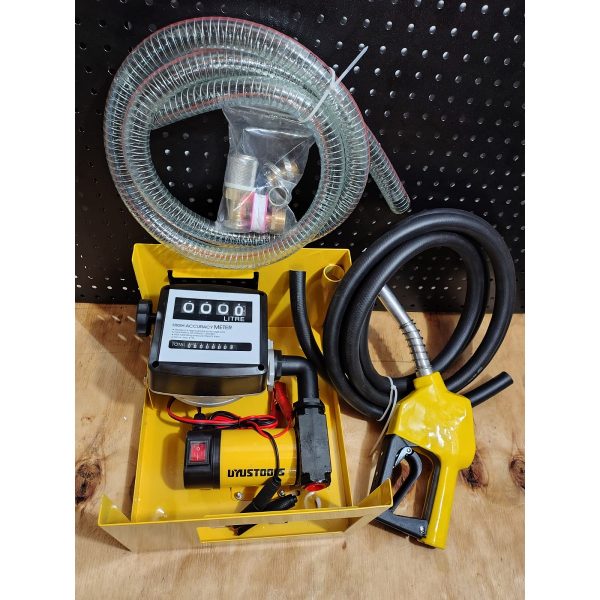 BOMBA DE DIESEL DIGITAL 12V/200W 40L/MIN UYUSTOOLS - Imagen 2