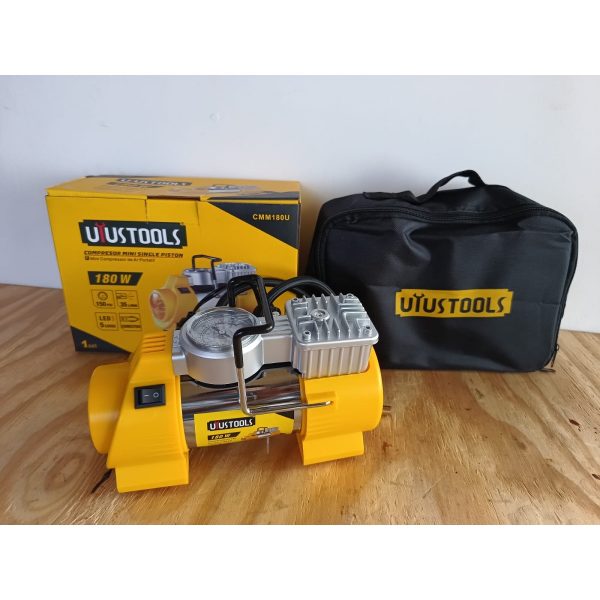 COMPRESOR DE AIRE 12 V - 180 W PARA AUTO UYUSTOOLS - Imagen 2