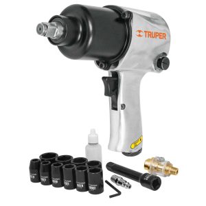 KIT DE PISTOLA DE IMPACTO 1/2" INDUSTRIAL CON ESTUCHE TRUPER