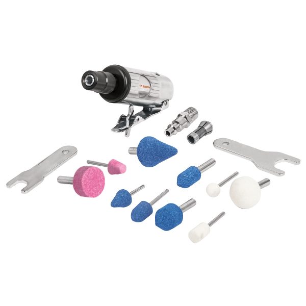 KIT DE MINI PULIDORA 1/4" CON ESTUCHE PLASTICO TRUPER