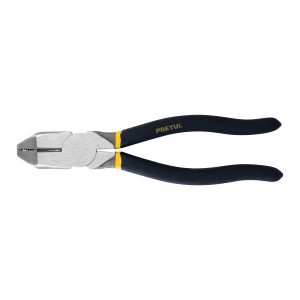 ALICATE PARA ELECTRICISTA 9" CABEZA CUADRADA MANGO VINIL PRETUL