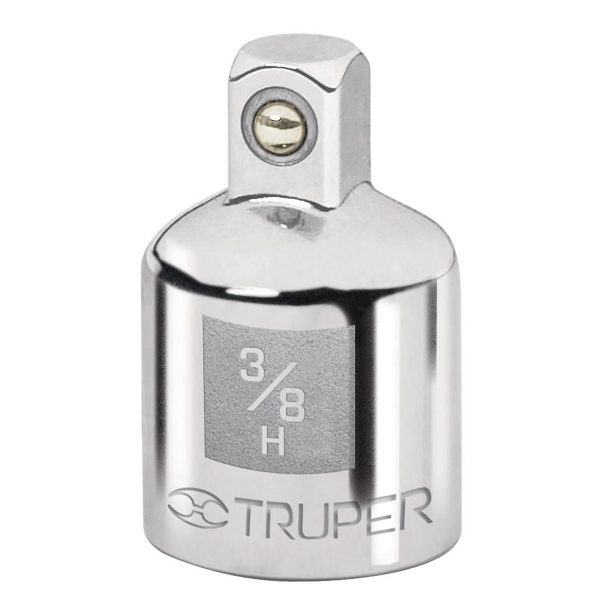 ADAPTADOR PARA RATCHET DE MANDO 3/8" A CUADRO 1/4" TRUPER