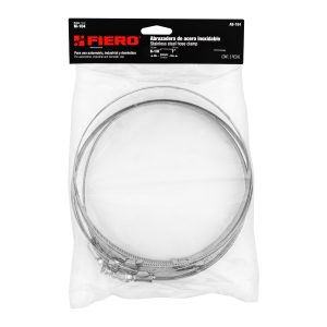 BOLSA 5 ABRAZADERAS SIN FIN REFORZADAS #104 6-1/8" - 7" FIERO