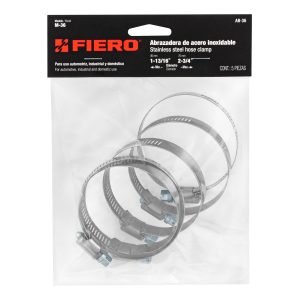 BOLSA 5 ABRAZADERAS SIN FIN REFORZADAS #36 1-13/16" - 2-3/4" FIERO