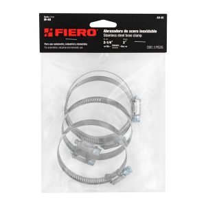 BOLSA 5 ABRAZADERAS SIN FIN REFORZADAS #40 2-1/4" - 3" FIERO