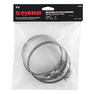 BOLSA 5 ABRAZADERAS SIN FIN REFORZADAS #56 3-1/16" - 4" FIERO