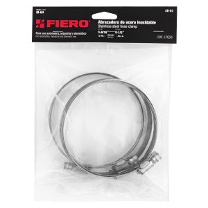 BOLSA 5 ABRAZADERAS SIN FIN REFORZADAS #64 3-9/16" - 4-1/2" FIERO