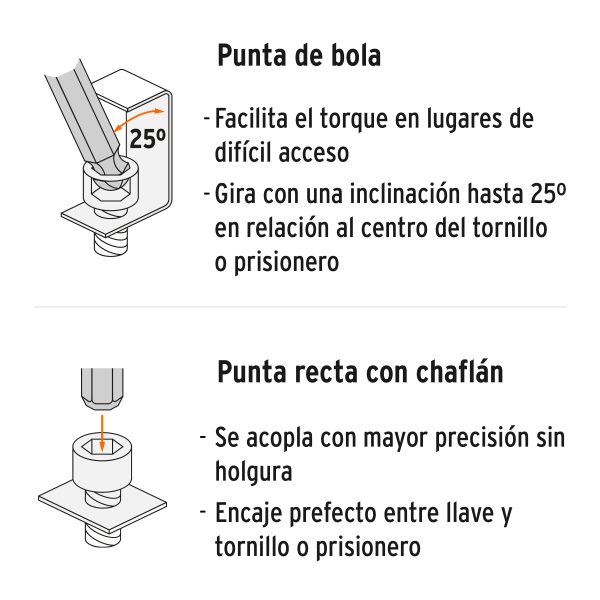 JUEGO DE 30 LLAVES BRISTOL LARGAS MIXTAS PUNTA BOLA TRUPER - Imagen 3