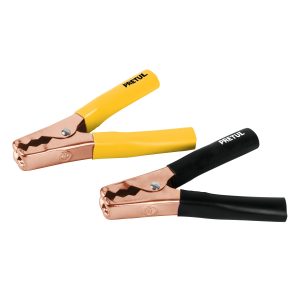 CABALLETE CON 2 CAIMANES PARA CABLES PASA CORRIENTE PRETUL