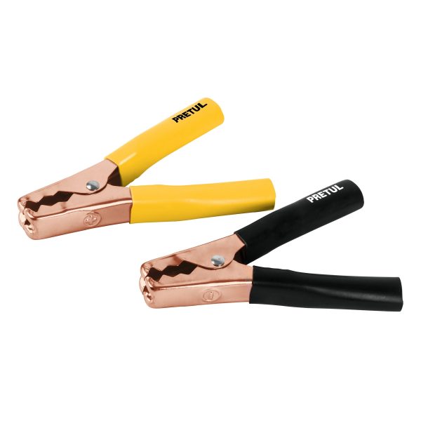 CABALLETE CON 2 CAIMANES PARA CABLES PASA CORRIENTE PRETUL
