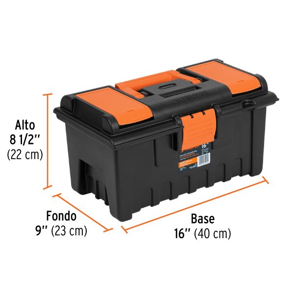 CAJA PARA HERRAMIENTAS DE 16" CON COMPARTIMIENTOS TRUPER - Imagen 2