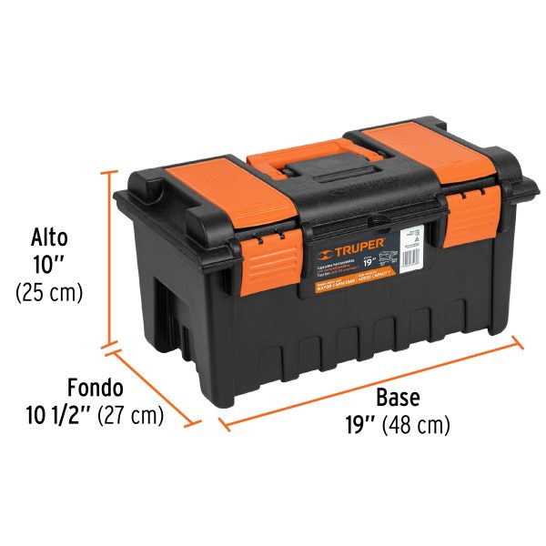 CAJA PARA HERRAMIENTAS DE 19" CON COMPARTIMIENTOS TRUPER - Imagen 2