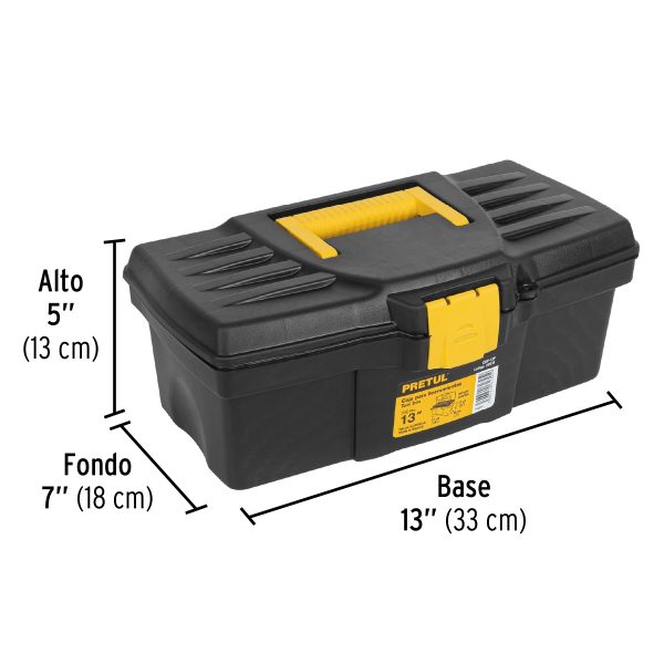 CAJA PARA HERRAMIENTAS DE 13" PRETUL - Imagen 2