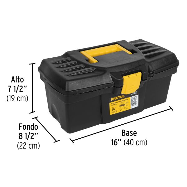 CAJA PARA HERRAMIENTAS DE 16" PRETUL - Imagen 2